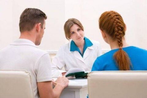 consultation with a doctor on the subject of increased potency